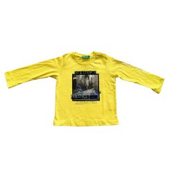 United Colors of Benetton lime felső