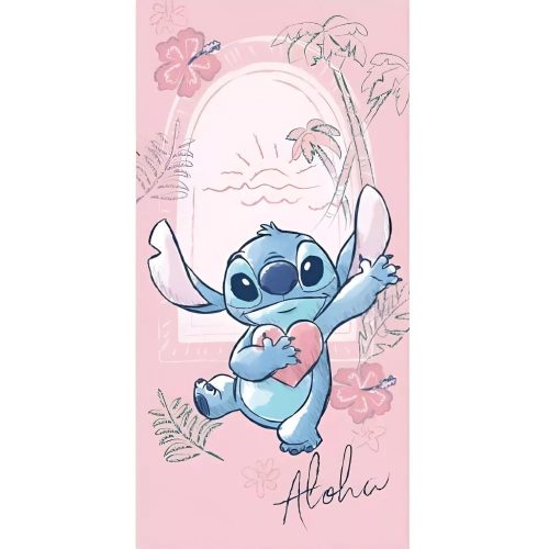 Disney Lilo és Stitch, A csillagkutya Heart fürdőlepedő, strand törölköző
