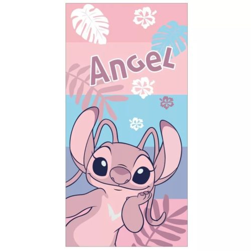 Disney Lilo és Stitch, A csillagkutya Pink fürdőlepedő, strand törölköző 