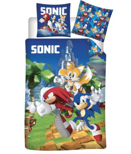 Sonic a sündisznó Speedy Dreams gyerek, ovis ágyneműhuzat 