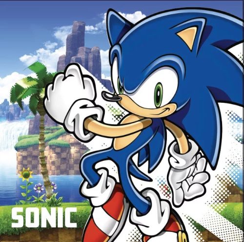Sonic a sündisznó Island kéztörlő, arctörlő, törölköző 