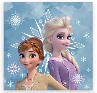 Disney Jégvarázs Snowflake kéztörlő, arctörlő, törölköző 