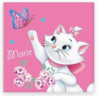 Disney Marie cica Butterfly kéztörlő, arctörlő, törölköző 