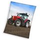 Traktor Red coral fleece polár takaró