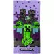 Minecraft Purple fürdőlepedő, strand törölköző