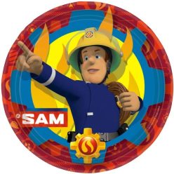 Sam a tűzoltó papírtányér 8 db-os 23 cm