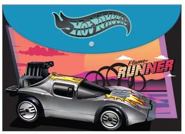 Hot Wheels Flame Runner A/4 Irattartó tasak 