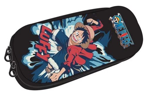 One Piece Luffy 2 rekeszes tolltartó 