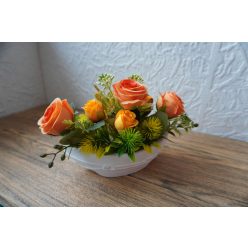 Csónakban sárga virágok