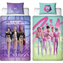 K-pop Démonvadászok Battle kétoldalas ágyneműhuzat 