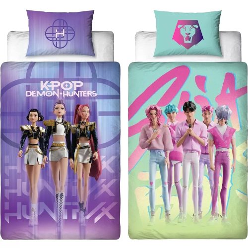 K-pop Démonvadászok Battle kétoldalas ágyneműhuzat 