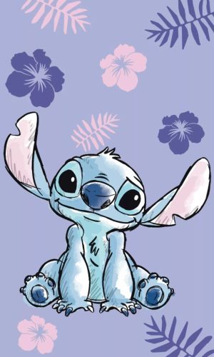 Disney Lilo és Stitch, a csillagkutya Purple kéztörlő, arctörlő, törölköző 