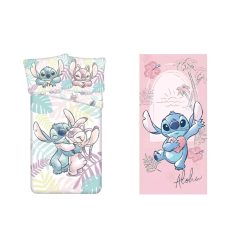   Disney Lilo és Stitch, A csillagkutya Leaves ágyneműhuzat és törölköző szett