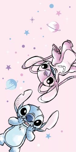 Disney Lilo és Stitch, A csillagkutya Universe fürdőlepedő, strand törölköző