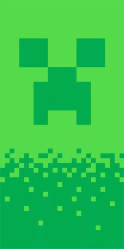 Minecraft Digital Creeper fürdőlepedő, strand törölköző