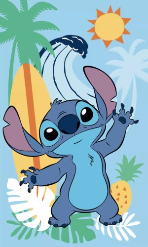 Disney Lilo és Stitch, a csillagkutya Ananas kéztörlő, arctörlő, törölköző 