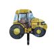 Traktor narancssárga fólia lufi