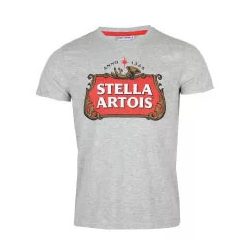 Stella Artois Grey férfi rövid póló, felső 