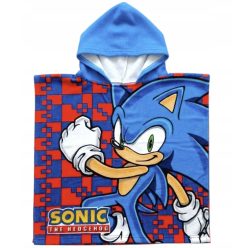   Sonic a sündisznó Velocity Mode strand törölköző poncsó 