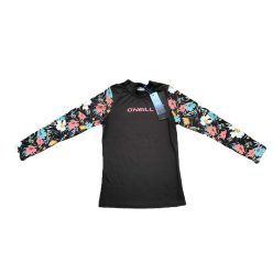 O'neill Fekete/Kék Virágmintás felső