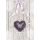 Levendula Heart A/4 gumis mappa