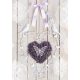 Levendula Heart A/4 gumis mappa
