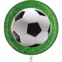 Focis Soccer Field papírtányér 8 db-os 23 cm