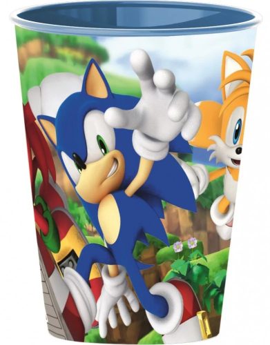 Sonic a sündisznó Adventure műanyag pohár
