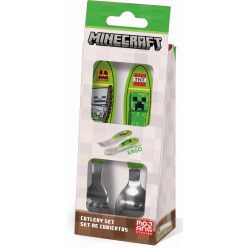 Minecraft Core fém ergo evőeszköz készlet - 2 darabos 